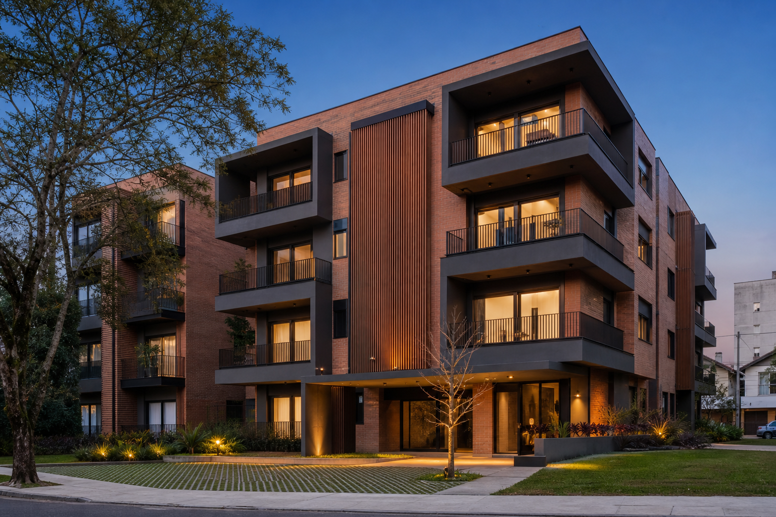Edifício residencial contemporâneo em Três Vendas